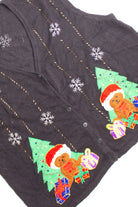 Black Ugly Christmas Vest 60412