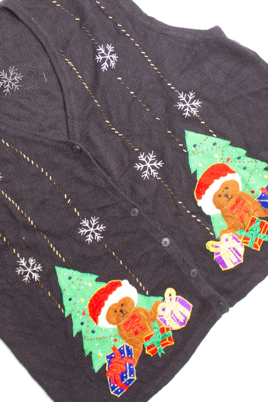 Black Ugly Christmas Vest 60412