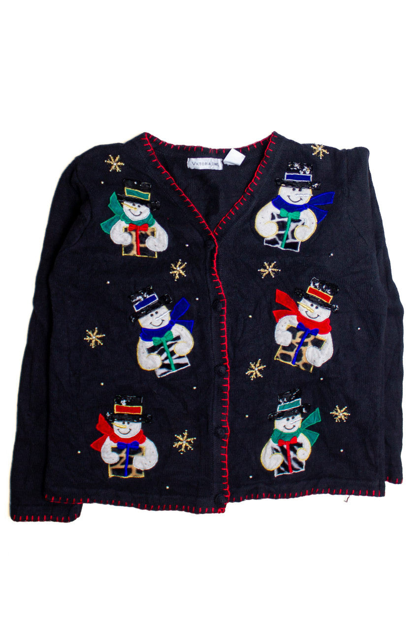 Black Ugly Christmas Cardigan 60413