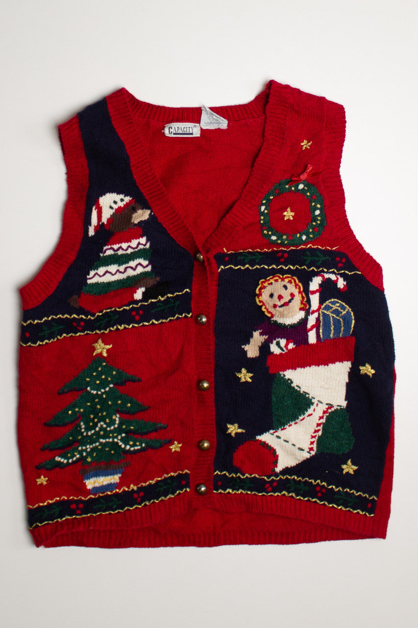 Red Ugly Christmas Vest 60415