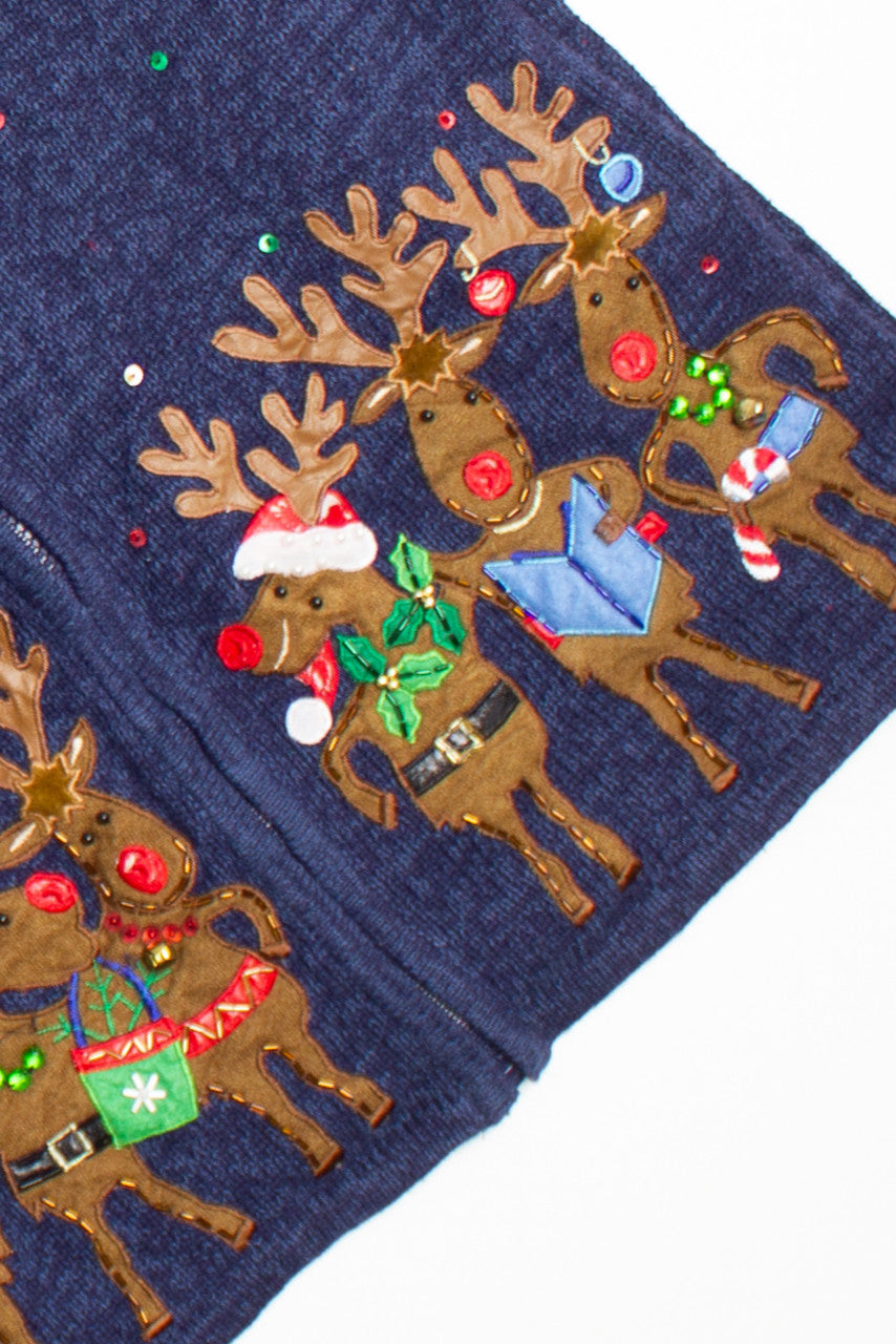 Blue Ugly Christmas Cardigan 60440