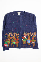 Blue Ugly Christmas Cardigan 60440
