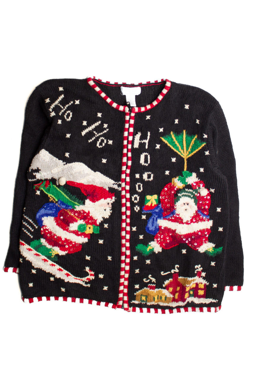 Black Ugly Christmas Cardigan 60454