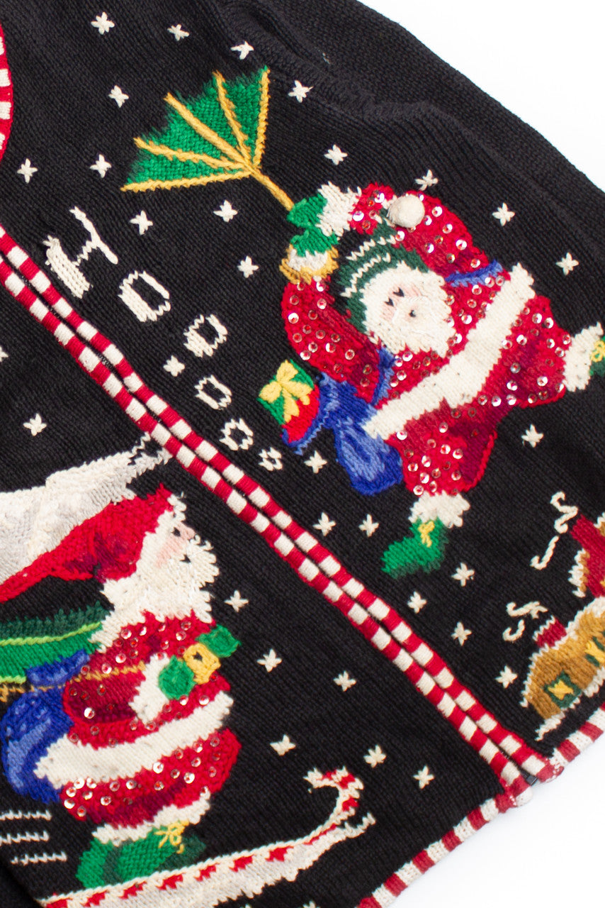 Black Ugly Christmas Cardigan 60454