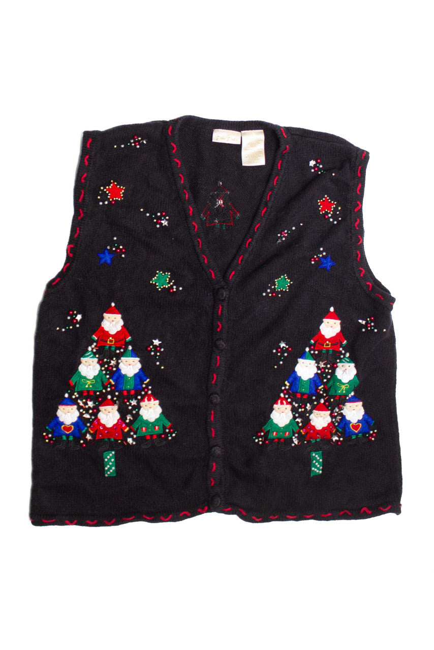 Black Ugly Christmas Vest 60455