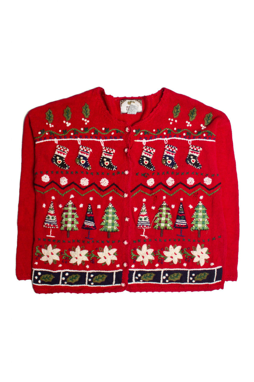Red Ugly Christmas Cardigan 60464