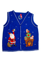 Blue Ugly Christmas Vest 60469