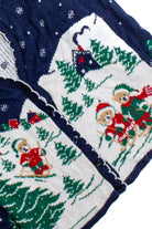 Blue Ugly Christmas Cardigan 60480
