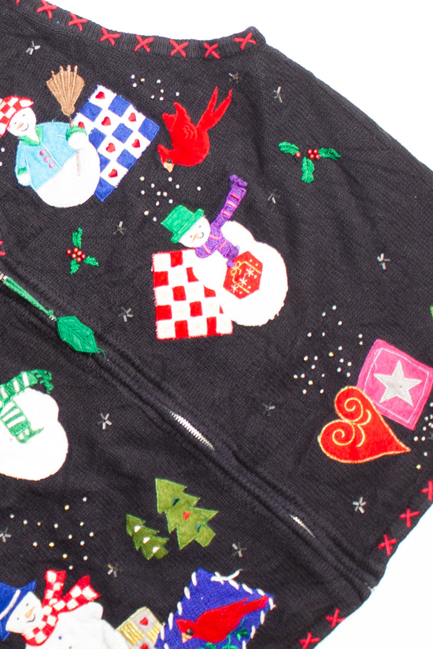 Black Ugly Christmas Vest 60482