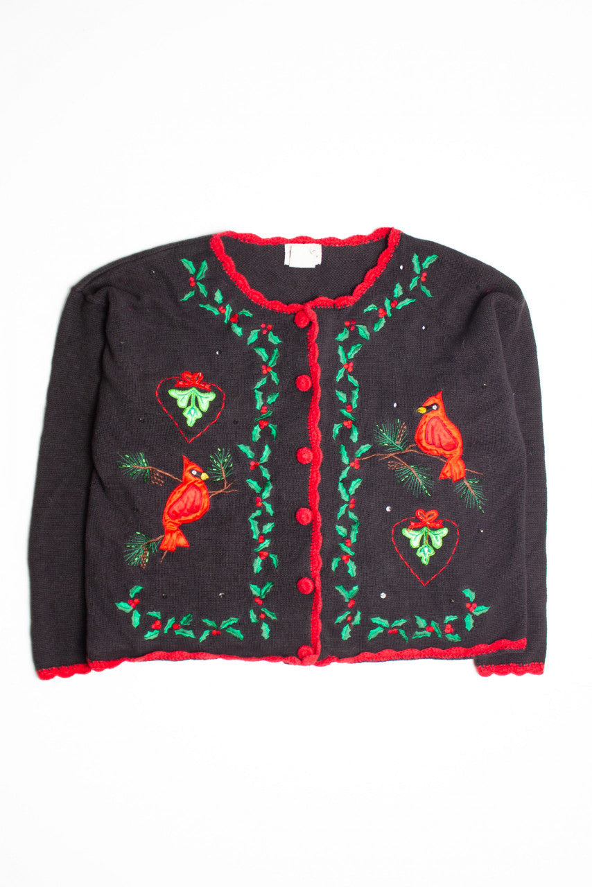 Black Ugly Christmas Cardigan 60483