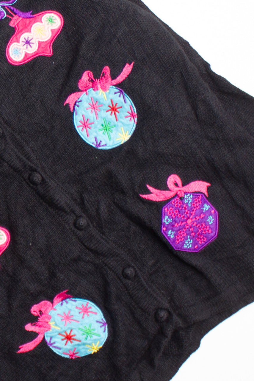 Black Ugly Christmas Cardigan 60484