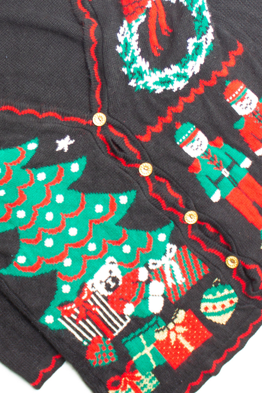 Black Ugly Christmas Cardigan 60489