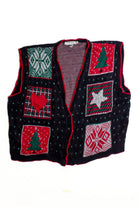 Black Ugly Christmas Vest 60502