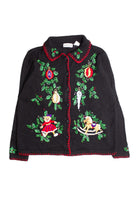 Black Ugly Christmas Cardigan 60529