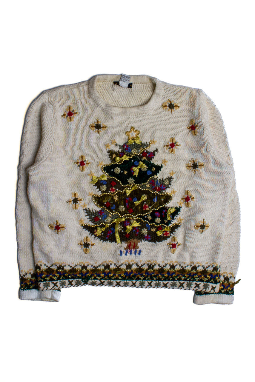 White Ugly Christmas Sweater 60531