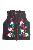 Black Ugly Christmas Vest 60533
