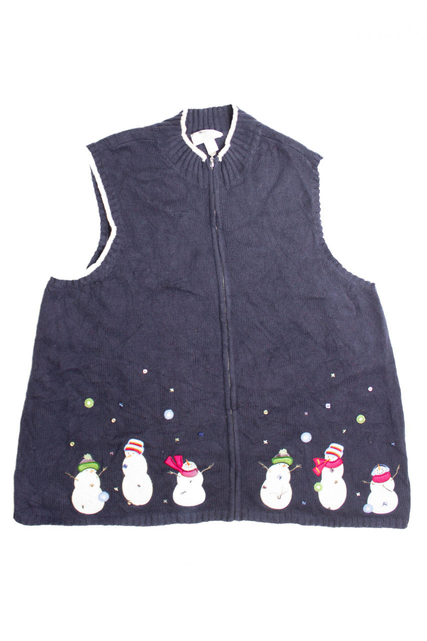 Blue Ugly Christmas Vest 60543