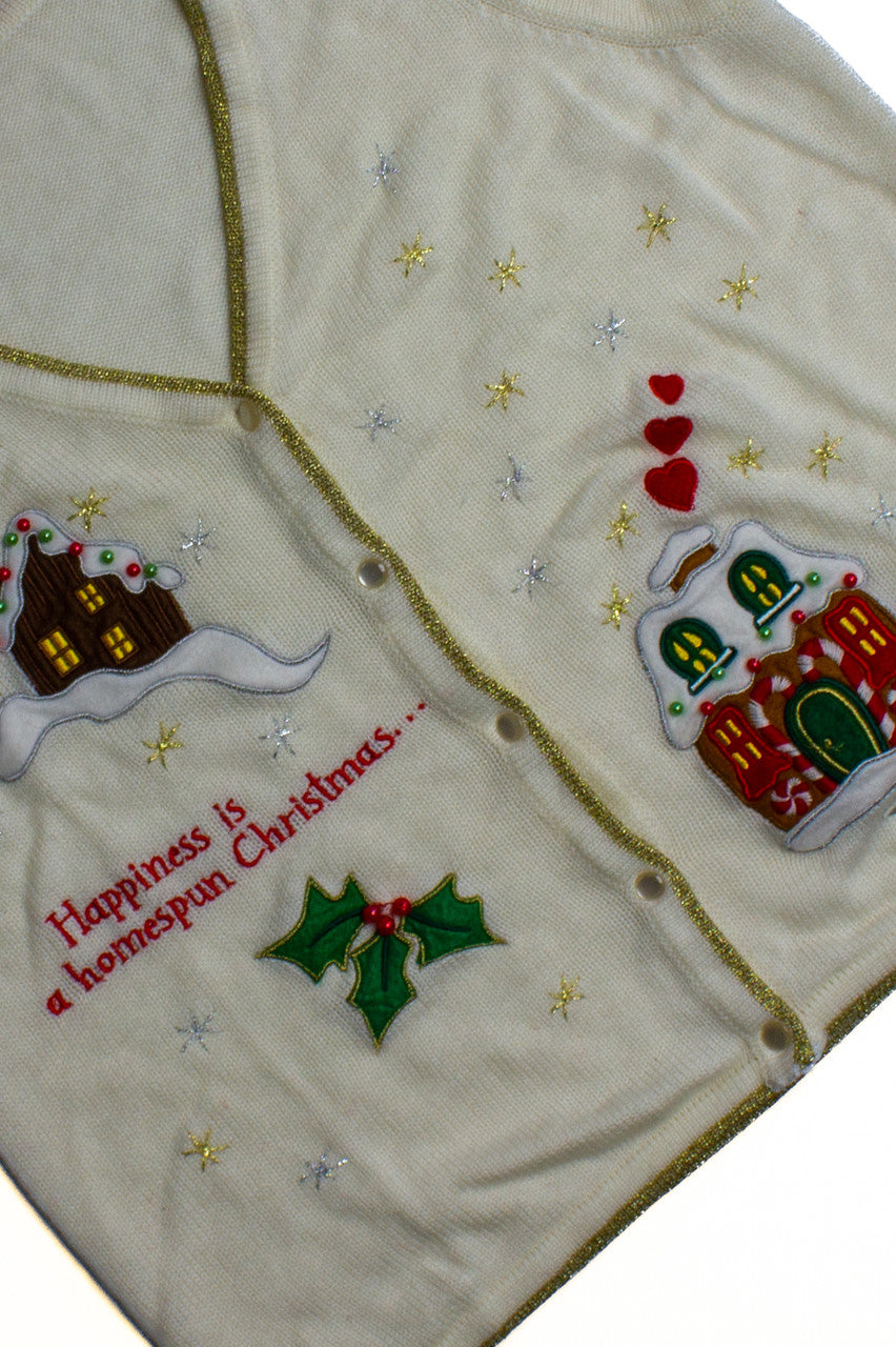 White Ugly Christmas Vest 60558