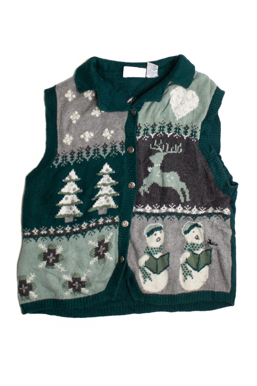 Green Ugly Christmas Vest 60570
