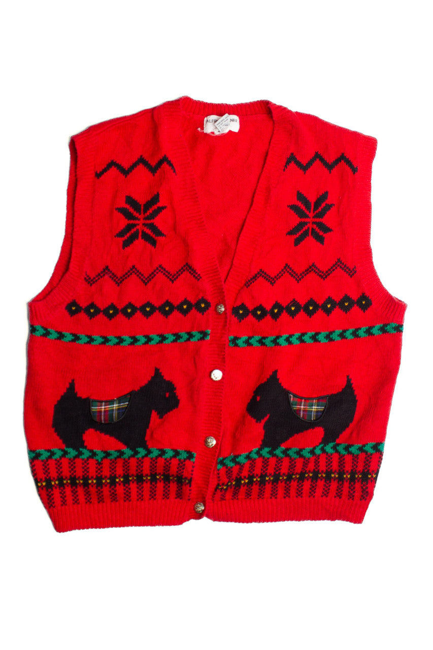 Terrier Ugly Christmas Vest 60573