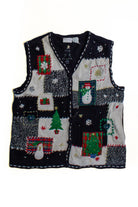 Black Ugly Christmas Vest 60582