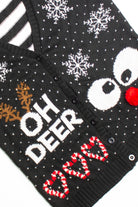 Black Ugly Christmas Vest 60599