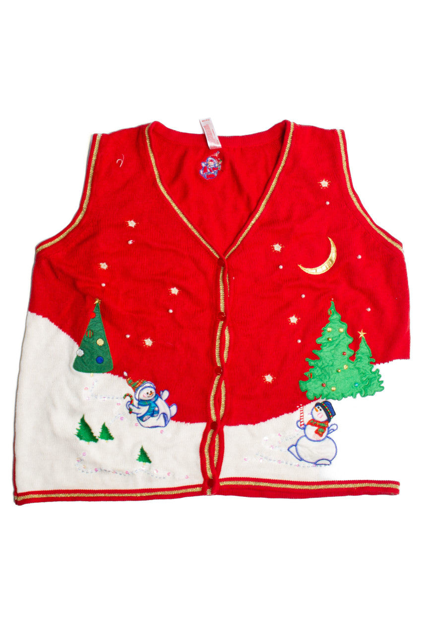 Red Ugly Christmas Vest 60615