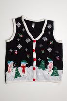 Black Ugly Christmas Vest 60617