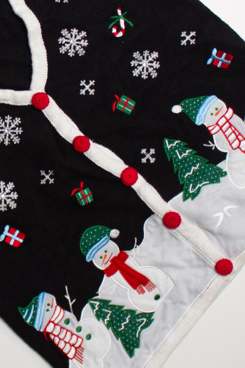 Black Ugly Christmas Vest 60617