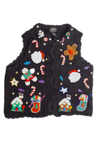 Black Ugly Christmas Vest 60623