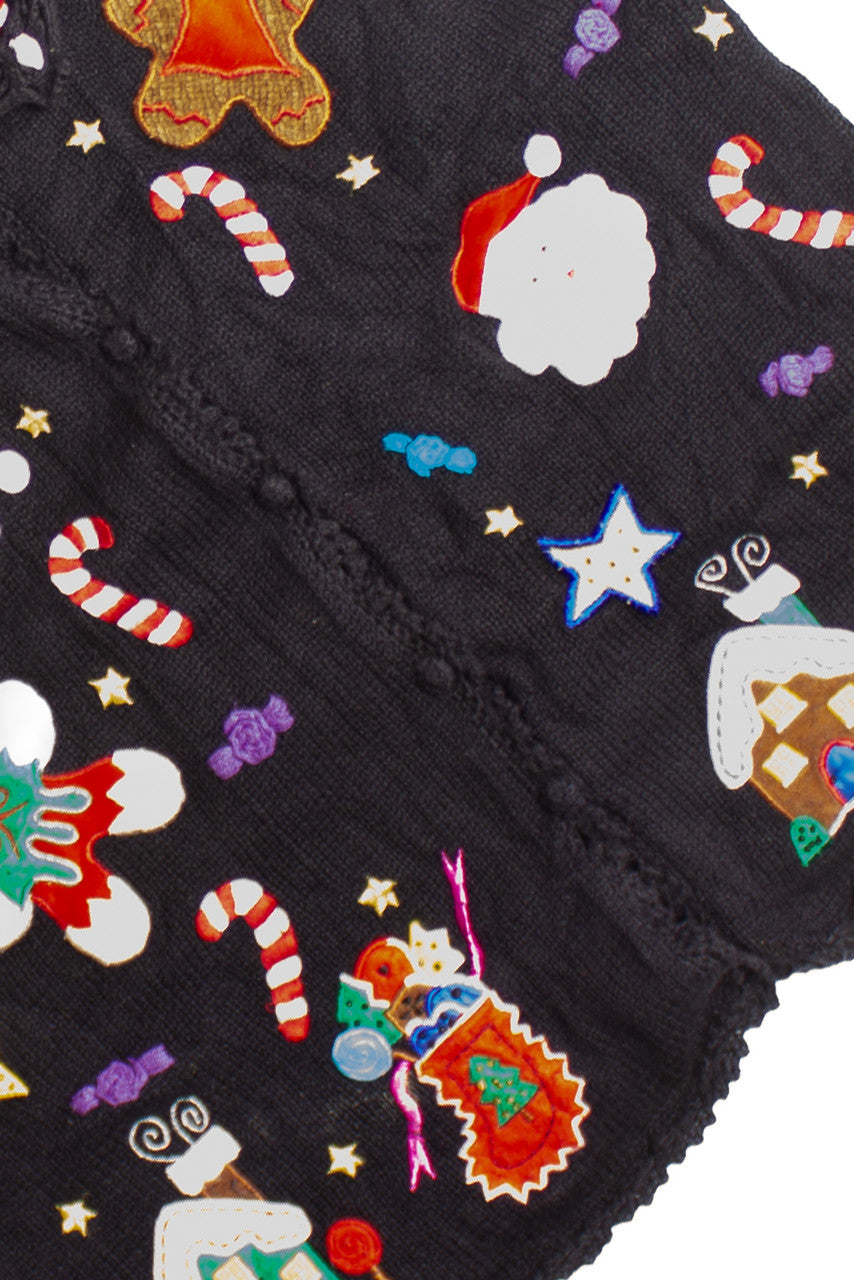 Black Ugly Christmas Vest 60623
