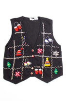 Black Ugly Christmas Vest 60633