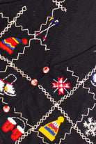 Black Ugly Christmas Vest 60633
