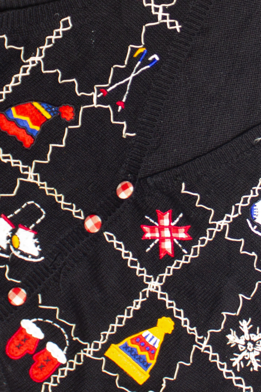 Black Ugly Christmas Vest 60633