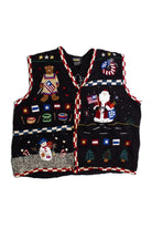 Black Ugly Christmas Vest 60681