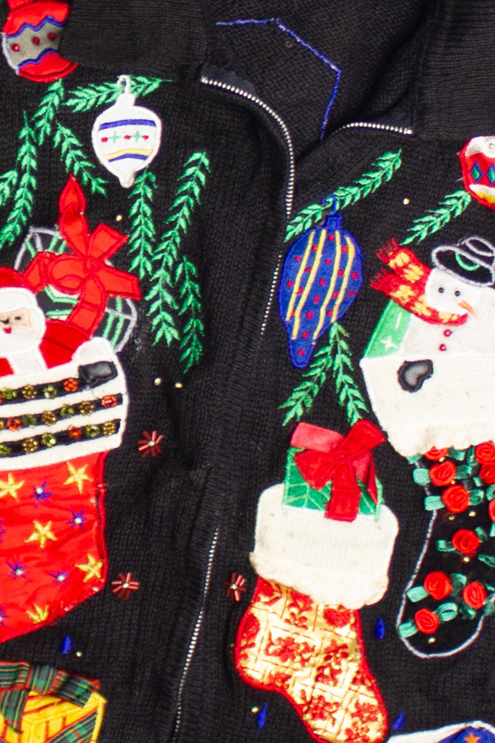 Black Ugly Christmas Vest 60684