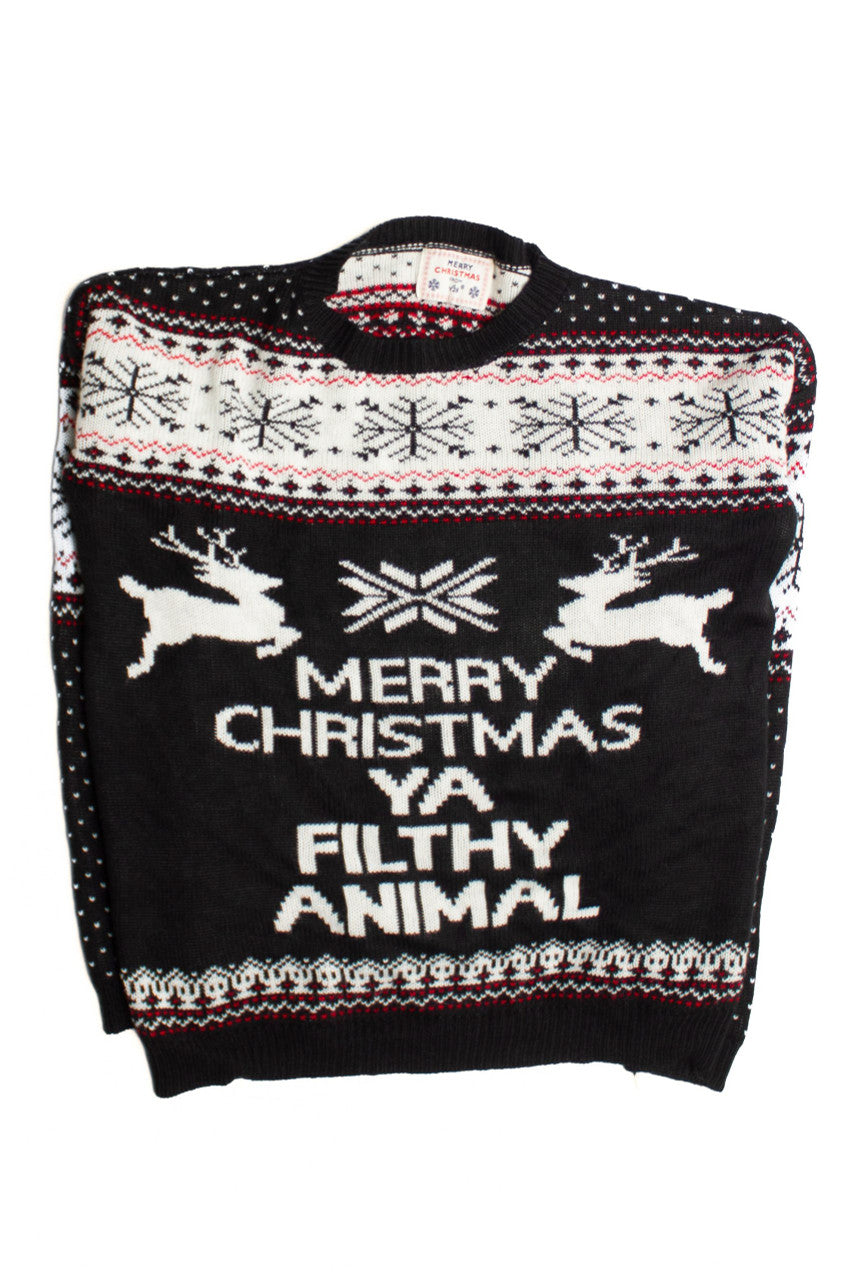 Black Ugly Christmas Sweater 60689