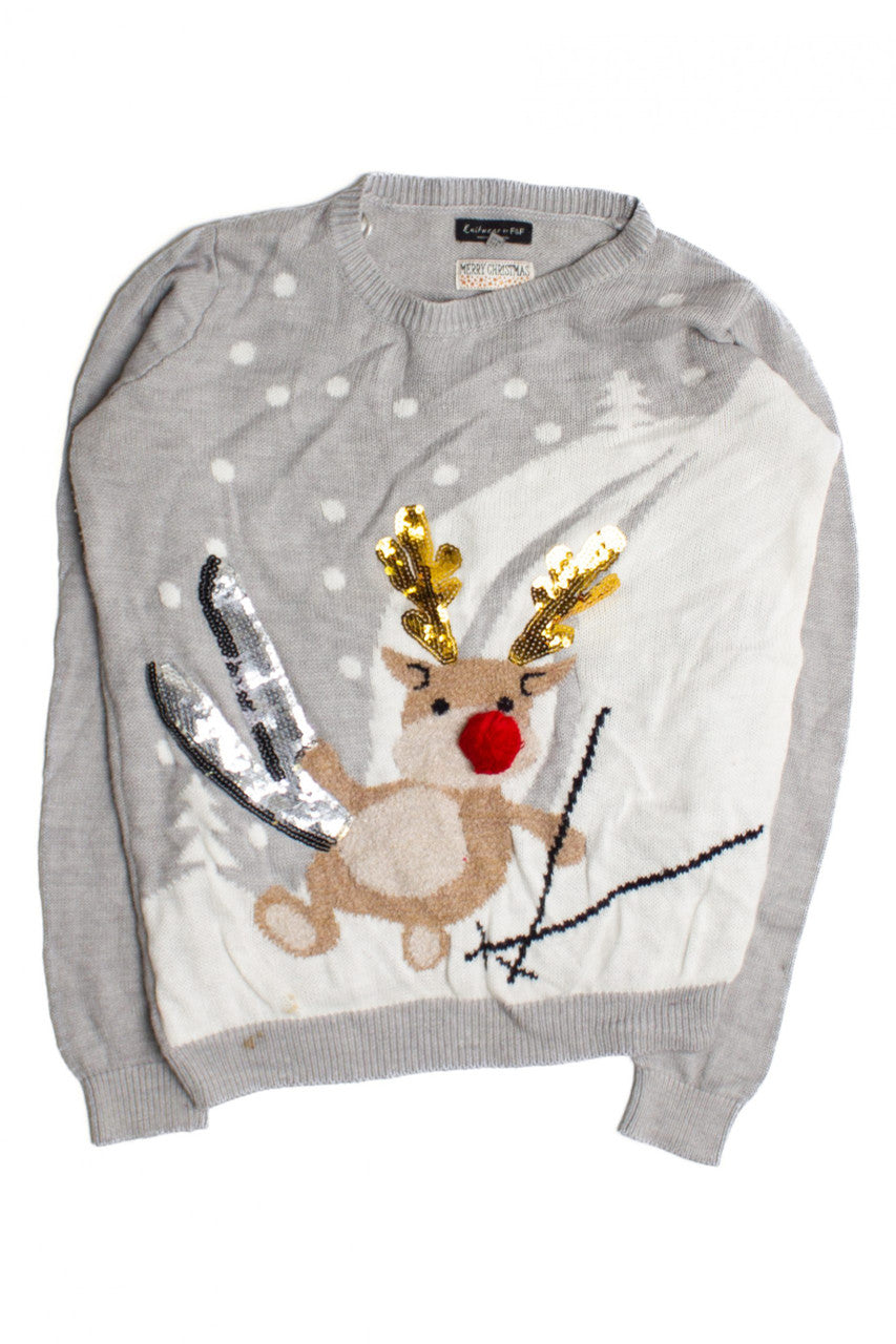 Gray Ugly Christmas Sweater 60691
