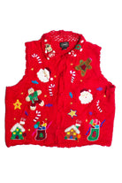 Red Ugly Christmas Vest 60696