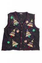 Black Ugly Christmas Vest 60697