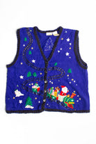 Blue Ugly Christmas Vest 60711