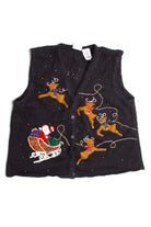 Black Ugly Christmas Vest 60723