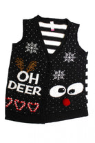 Black Ugly Christmas Vest 60725