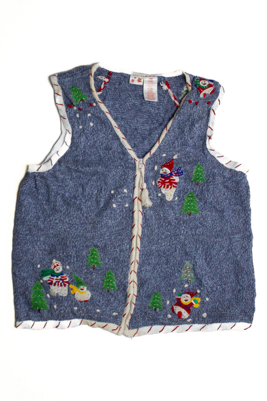 Blue Ugly Christmas Vest 60740