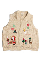 White Ugly Christmas Vest 60741