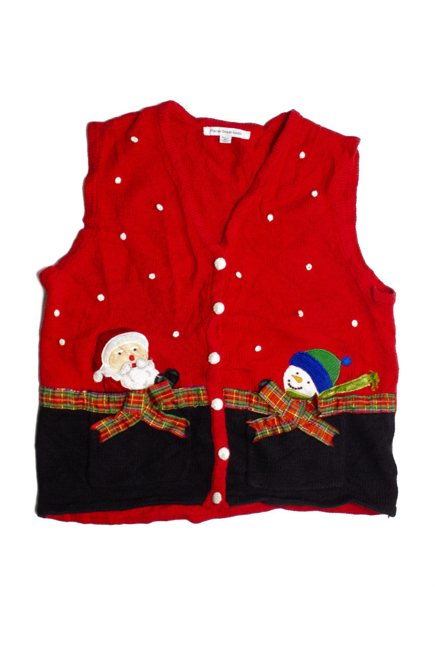 Red Ugly Christmas Vest 60758