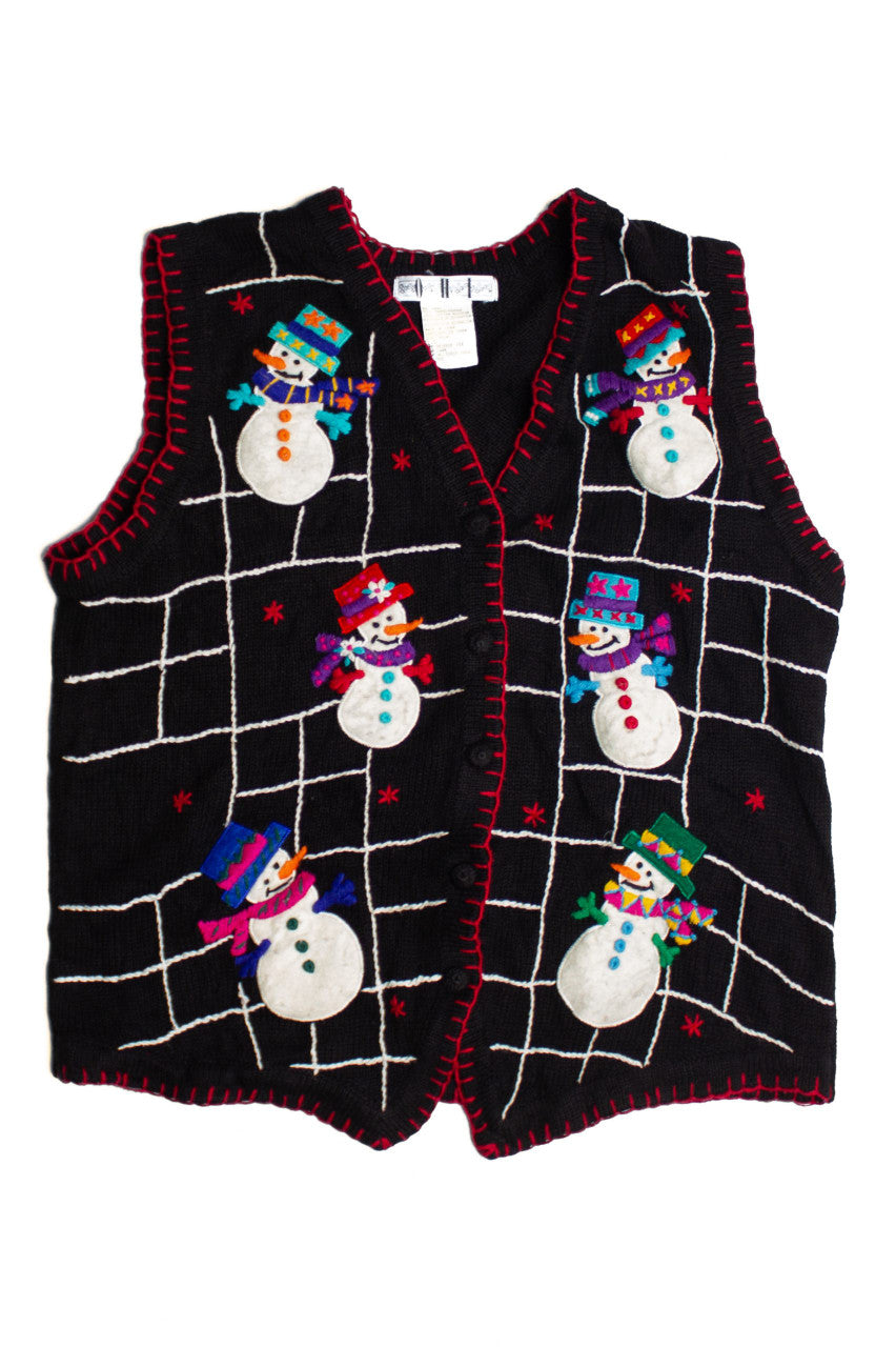 Black Ugly Christmas Vest 60763