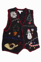 Black Ugly Christmas Vest 60766