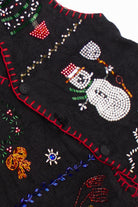 Black Ugly Christmas Vest 60766