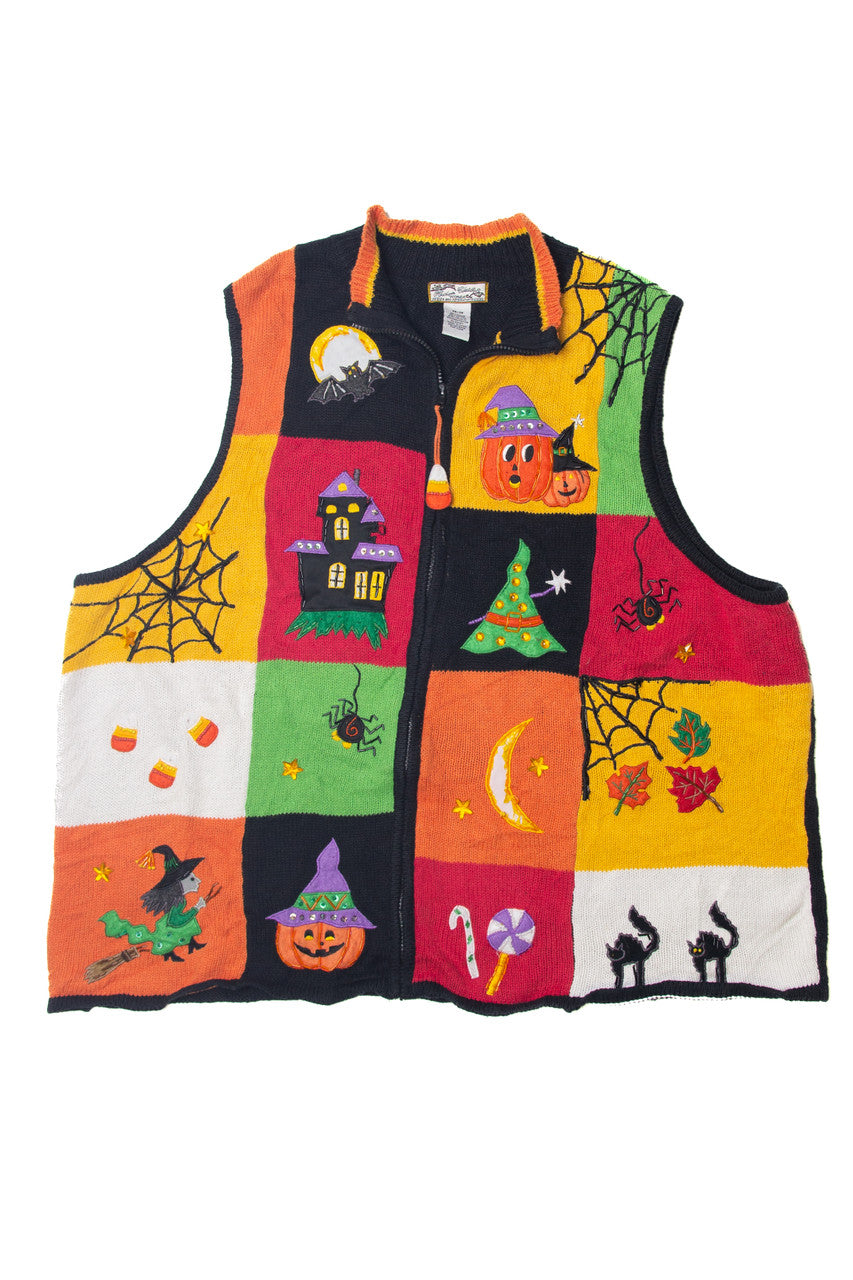 Vintage Heirloom Collectibles Halloween Sweater